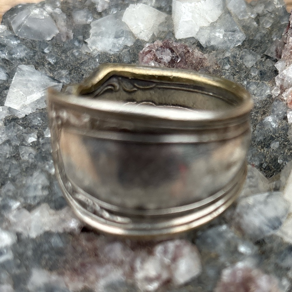 Sterling Silver Spoon Ring - Silver Men's Band